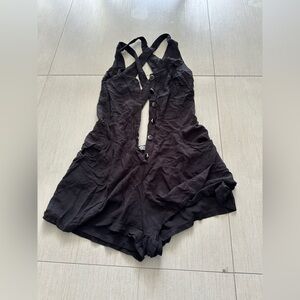 Rehab black short jumpsuit